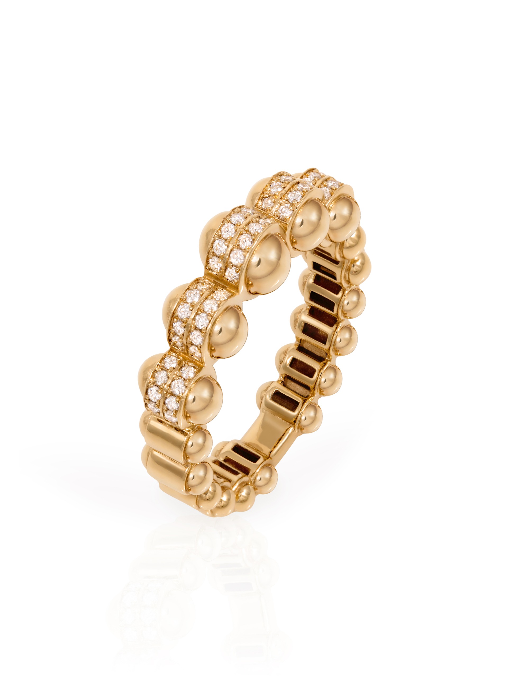 The Gold Atom Ring - Size 2 273